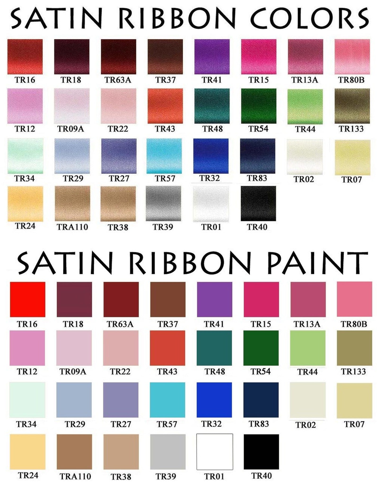 1in Printed Satin Ribbon