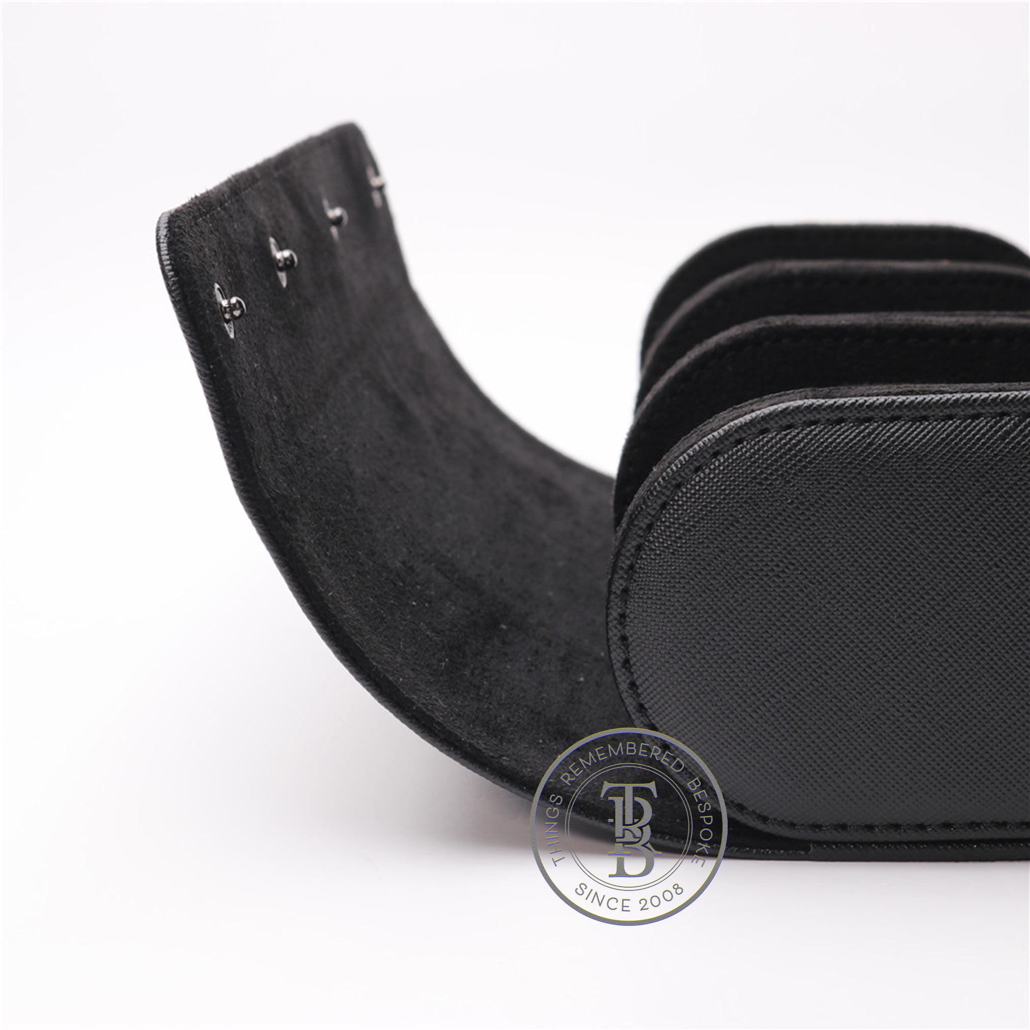 Genuine Leather 3-Slot Watch Roll