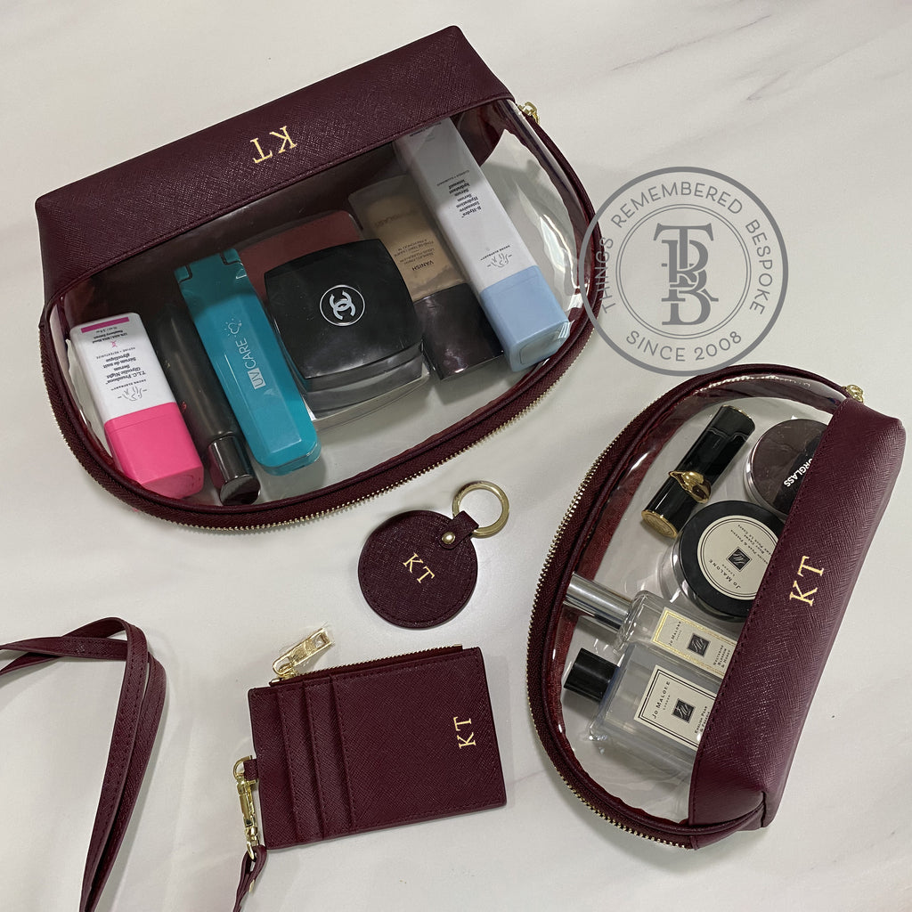 Genuine Leather Clarity Pouches
