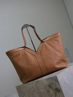 Y Tote Hand Stitched