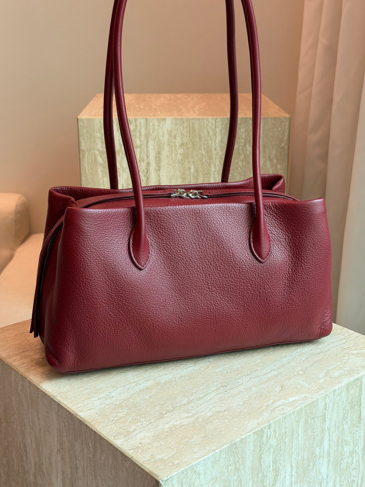 The London Tote — Handcrafted Italian Full-Grain Leather Bag