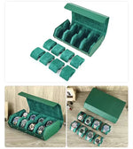 Genuine Leather Watch Roll 8 Slots