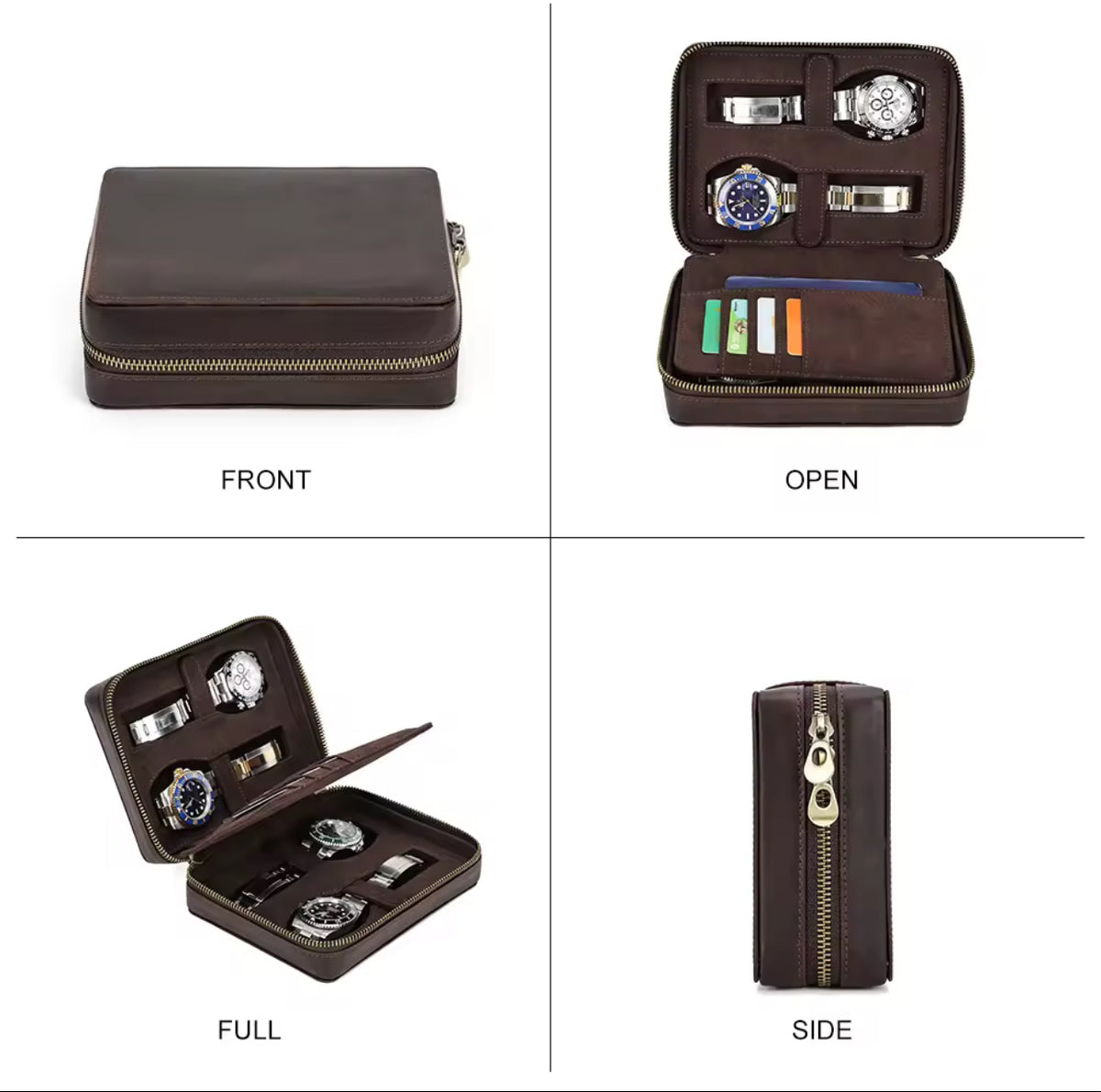 4 Slots Watch Roll Holder