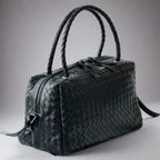 McKenzie Woven Boston Bag