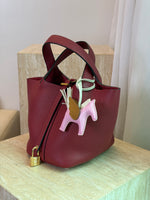 Elisabetta Slouch Bag Handstitched 18/22cm