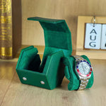 1-Slot Genuine Leather Watch Roll