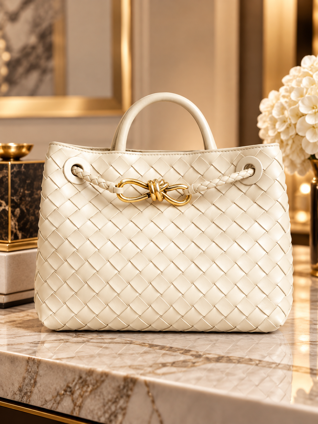 McKenzie Handwoven Bow Bag