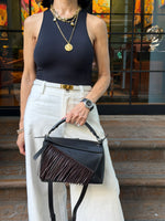 Geometric Fringe Bag