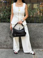 Geometric Biker Bag