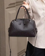 McKenzie Woven Boston Bag