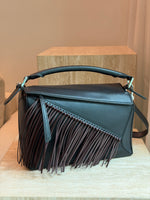 Geometric Fringe Bag