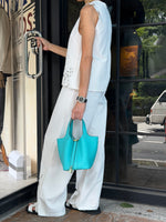 Elisabetta Slouch Bag Handstitched 18/22cm