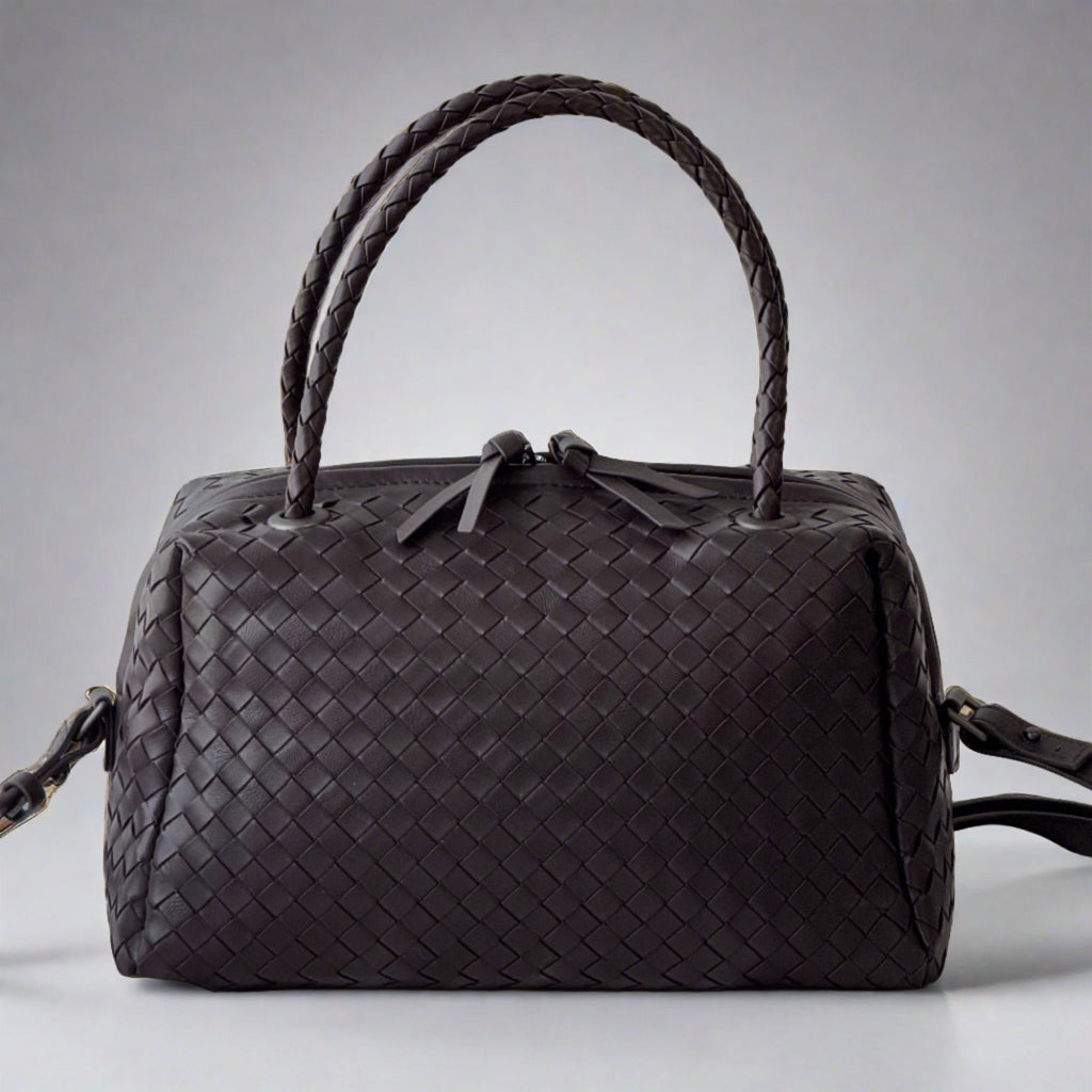 McKenzie Woven Boston Bag