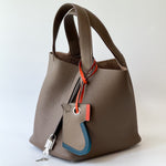 Elisabetta Slouch Bag Handstitched 18/22cm