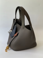 Elisabetta Slouch Bag Handstitched 18/22cm