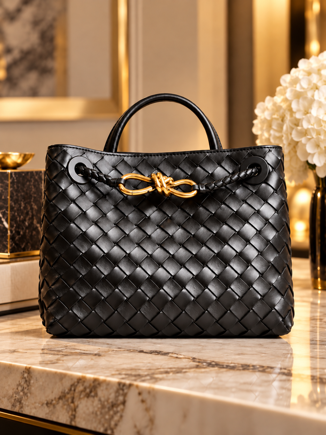 McKenzie Handwoven Bow Bag