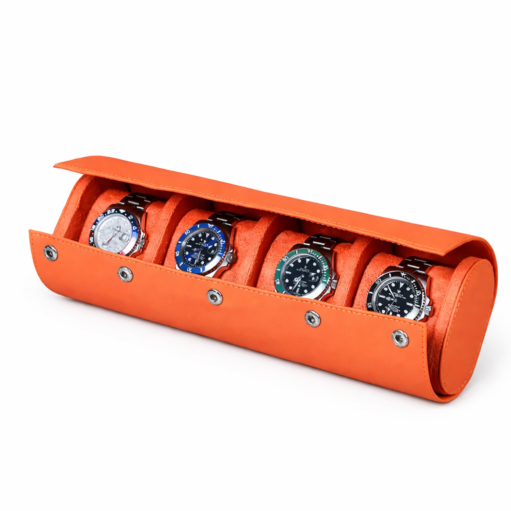 4 Slots Watch Roll Holder