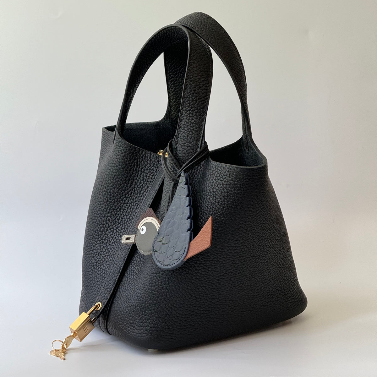 Elisabetta Slouch Bag Handstitched 18/22cm