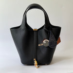 Elisabetta Slouch Bag Handstitched 18/22cm