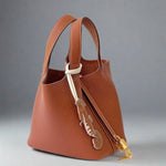 Elisabetta Slouch Bag Handstitched 18/22cm