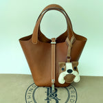 Elisabetta Slouch Bag Handstitched 18/22cm