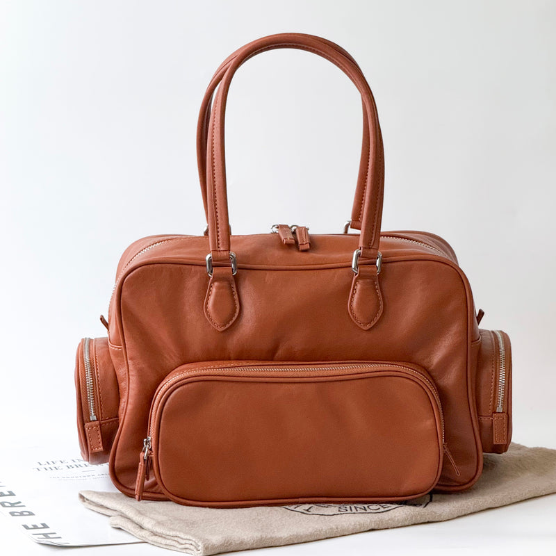 Nappa Leather Top Handle Bag- FINAL SALE