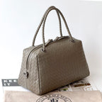McKenzie Woven Boston Bag