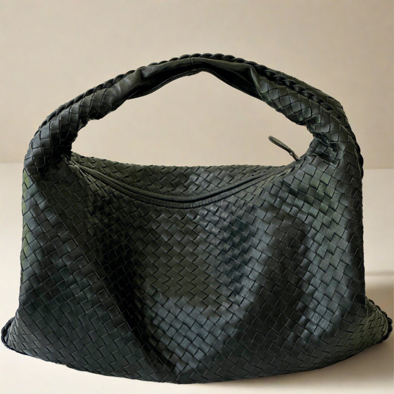 McKenzie Woven Hobo Bag