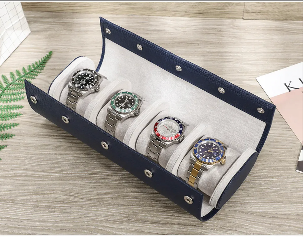 4 Slots Watch Roll Holder