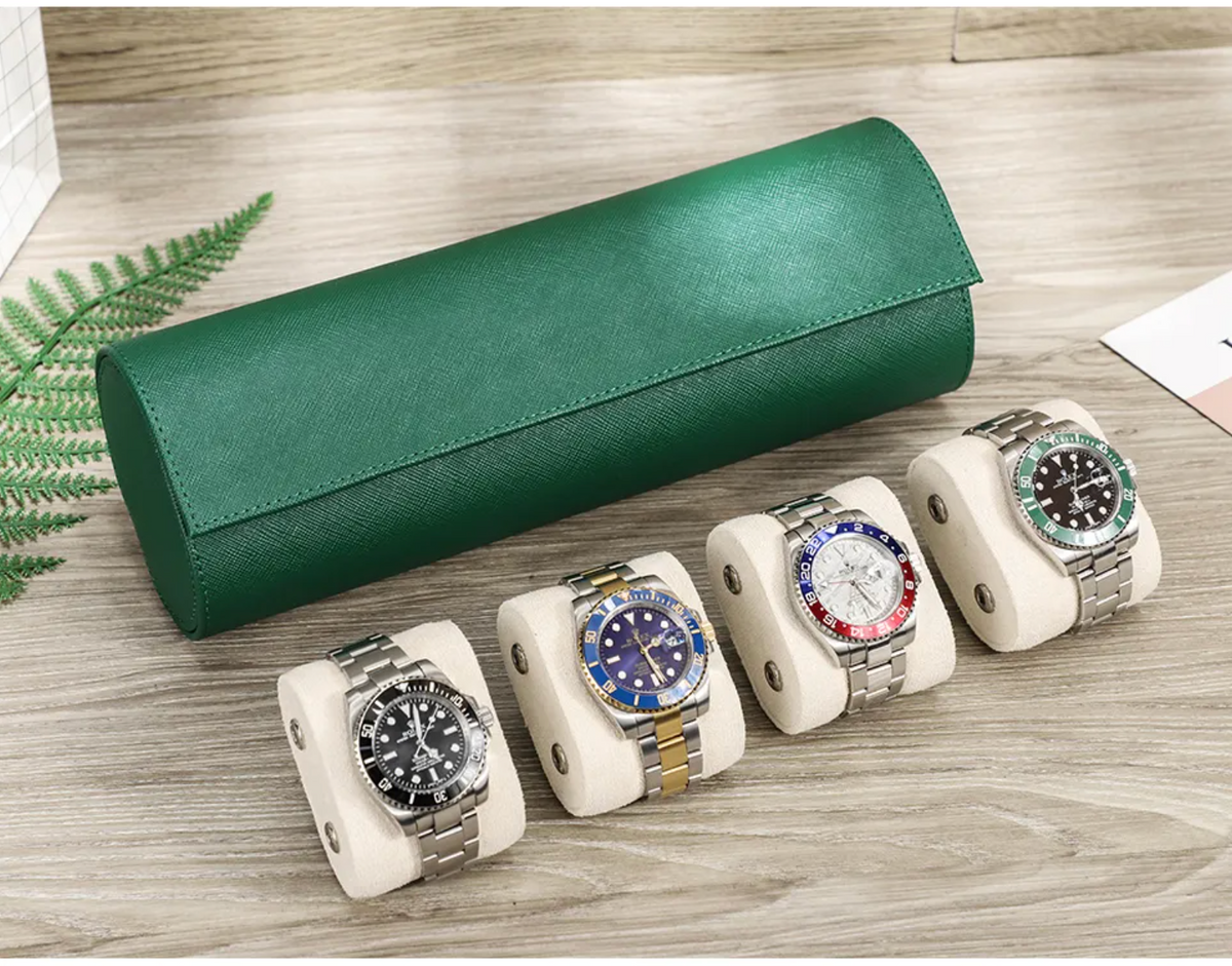 4 Slots Watch Roll Holder