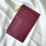 Genuine Saffiano Leather Card Holder + Wallet