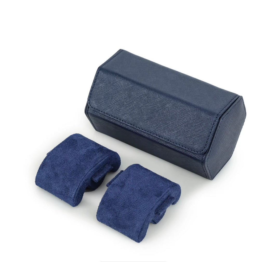 Monogrammed 2-Slot Watch Roll
