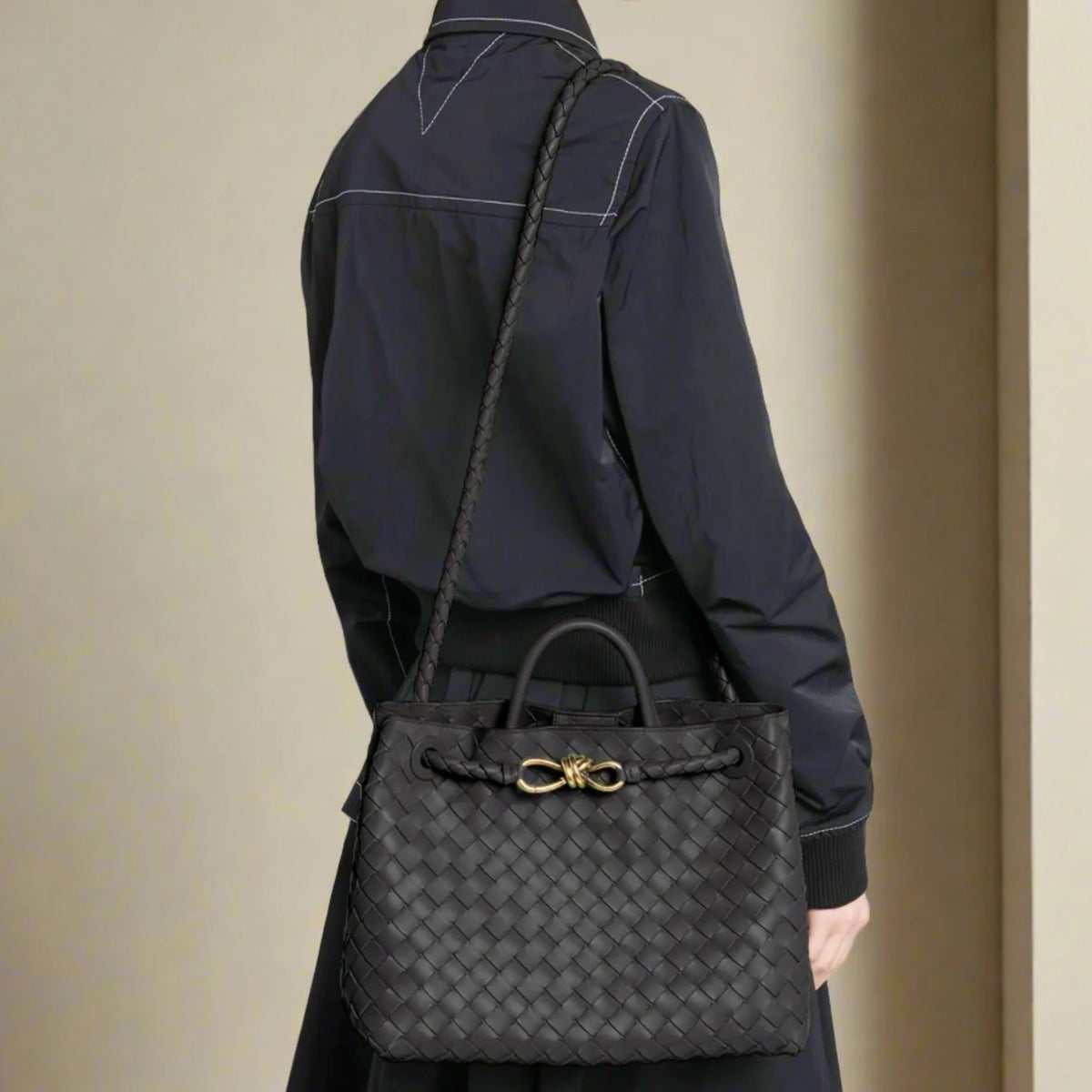 McKenzie Handwoven Bow Bag
