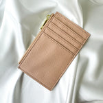 Genuine Saffiano Leather Card Holder + Wallet