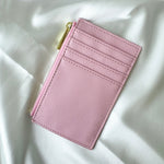 Genuine Saffiano Leather Card Holder + Wallet