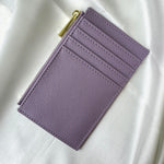 Genuine Saffiano Leather Card Holder + Wallet