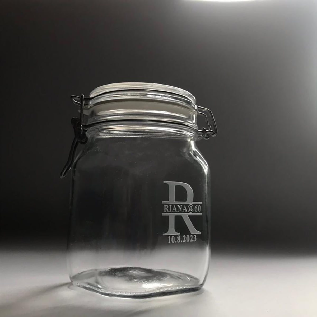 1L Bespoke Etched Jar