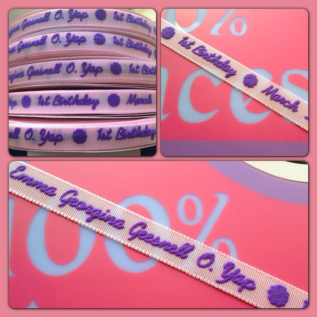 1/2 Embossed Grossgrain Ribbons