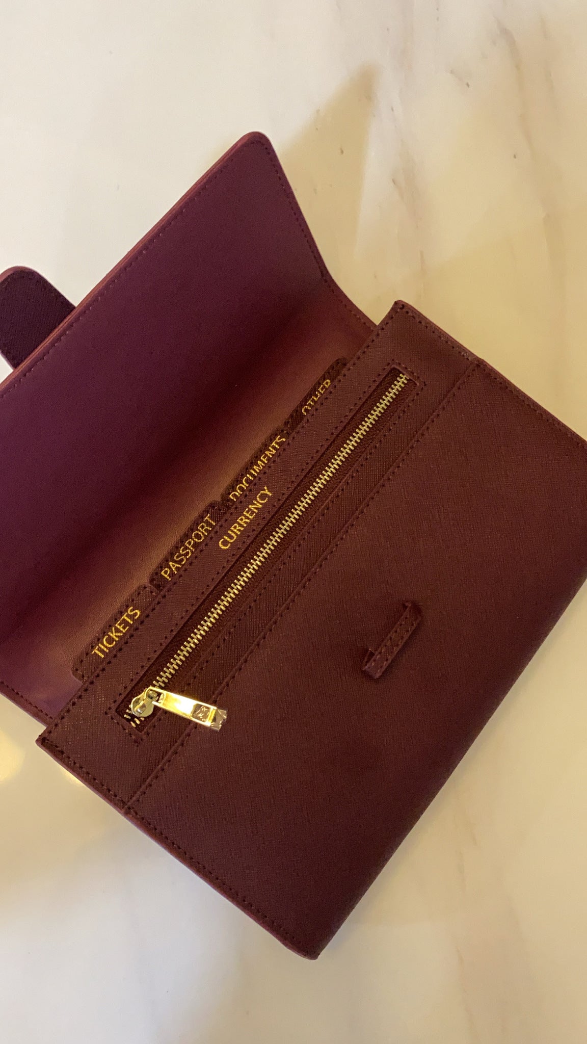 Genuine Leather Travel Wallet