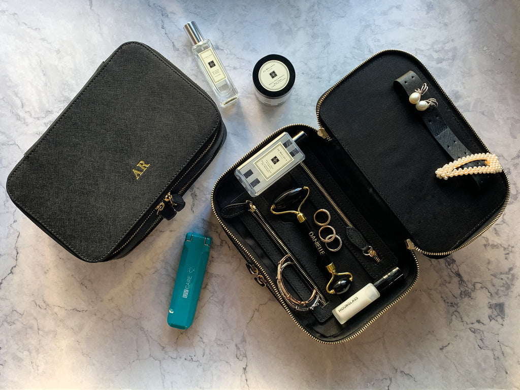 Genuine Leather Structured Travel Case