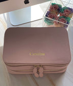 Genuine Leather Structured Travel Case