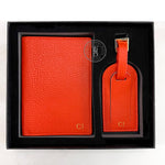Passport holder and Luggage Tag Gift Set