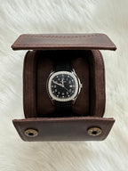 1-Slot Genuine Leather Watch Roll