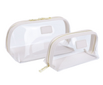 Clarity Case Micro Saffiano Leather Set of Two