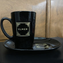Sweet Line Cup and Saucer Black