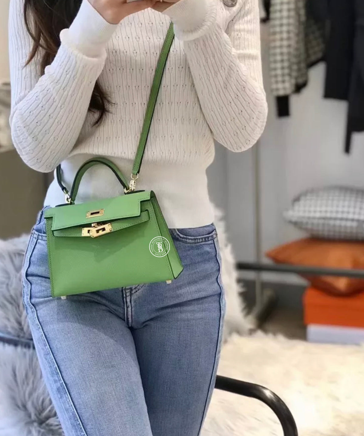 Grace Satchel - Premium Leather (Mini 20cm/Pouchette 22cm)