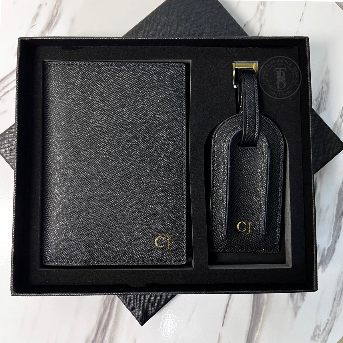 Passport holder and Luggage Tag Gift Set
