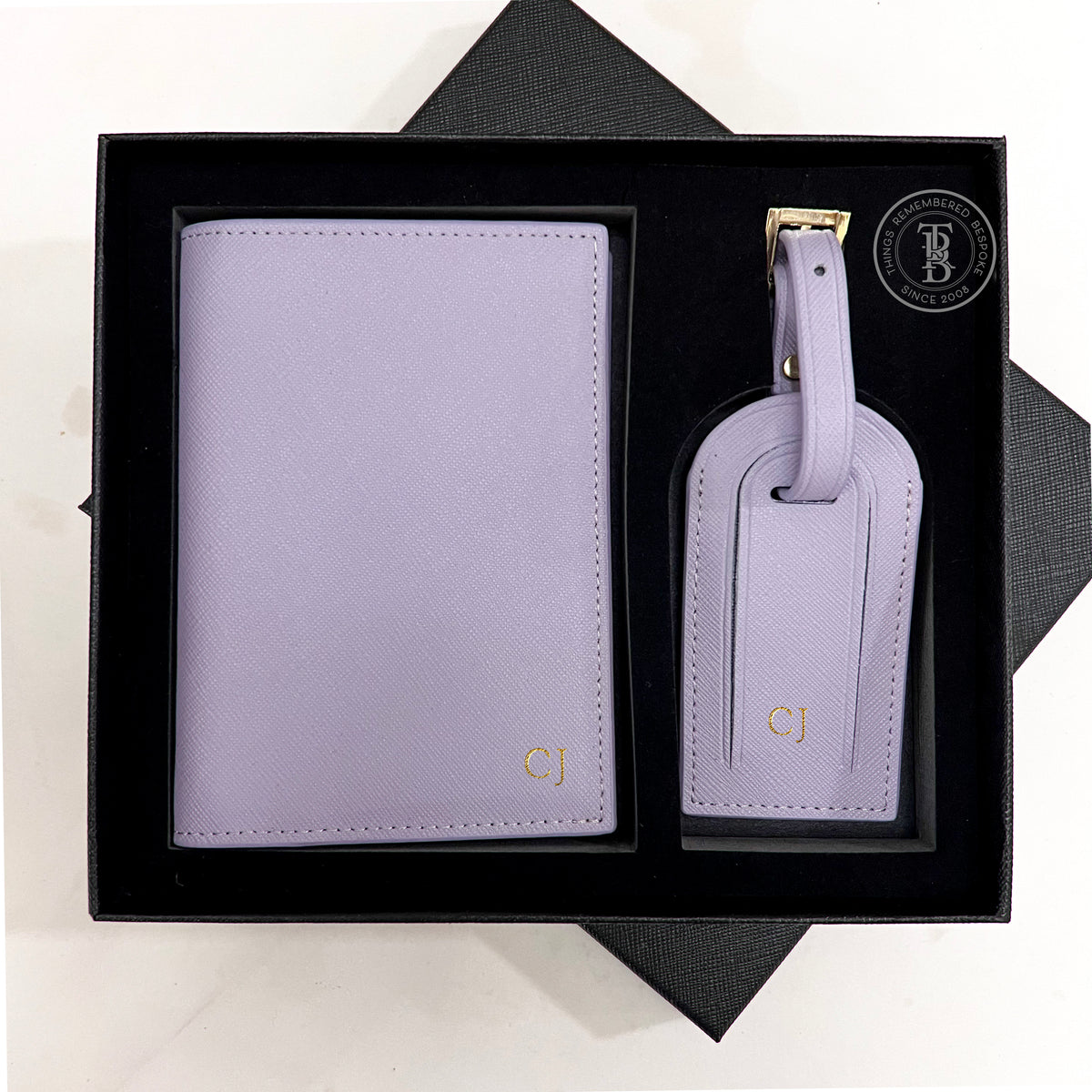 Passport holder and Luggage Tag Gift Set