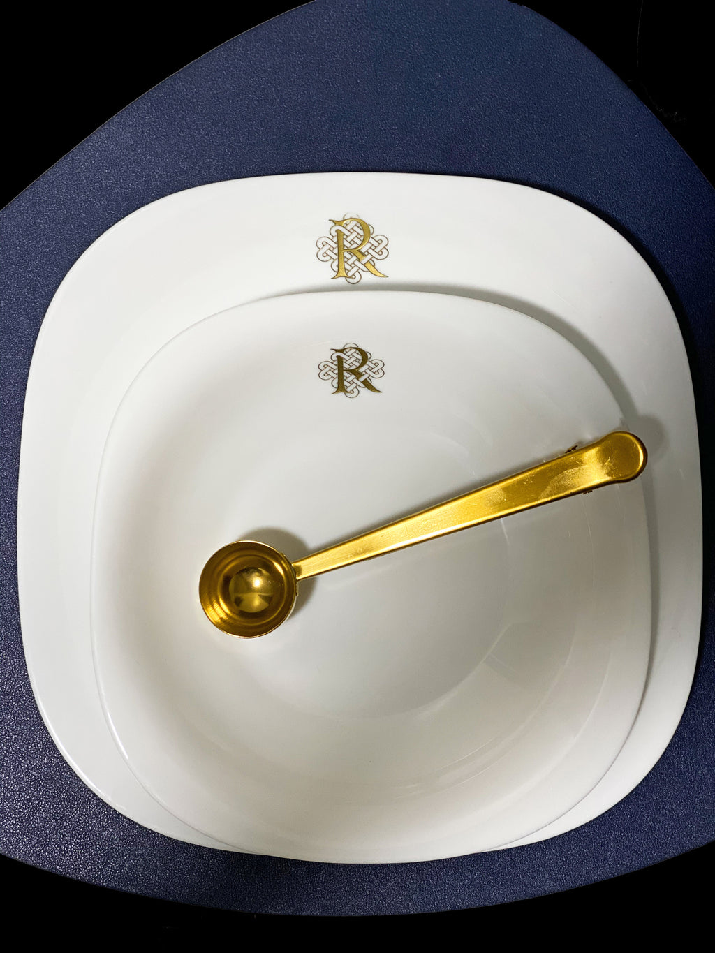 4pc Etched Carine Dinner Plate