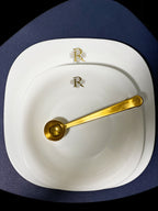 4pc Etched Carine Dinner Plate